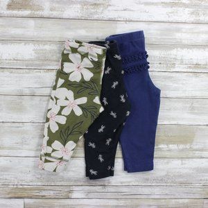 Carter's Pants, Various Colors, Set of 3, 9M
